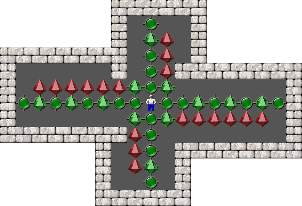 Сокобан Thinking Rabbit Arranged уровень 277